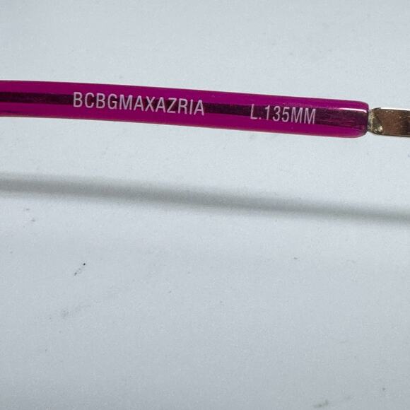 BCBGMAXAZRIA Lysandra Valina Pink Eyeglasses Frame 53-15-135mm H17485 - Picture 5 of 7
